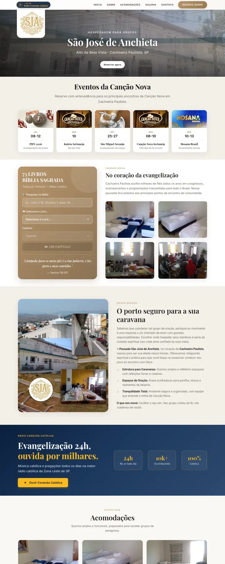 Site Pousada Anchieta
