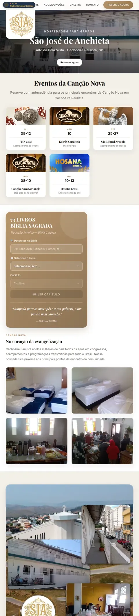 Site Pousada Anchieta